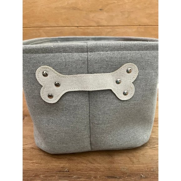 CUSTOM Embroidered Toy Bin with Bone - Picture 3 of 8